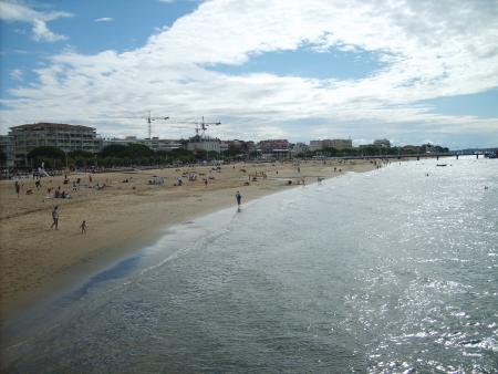 la plage d'arcachon ...